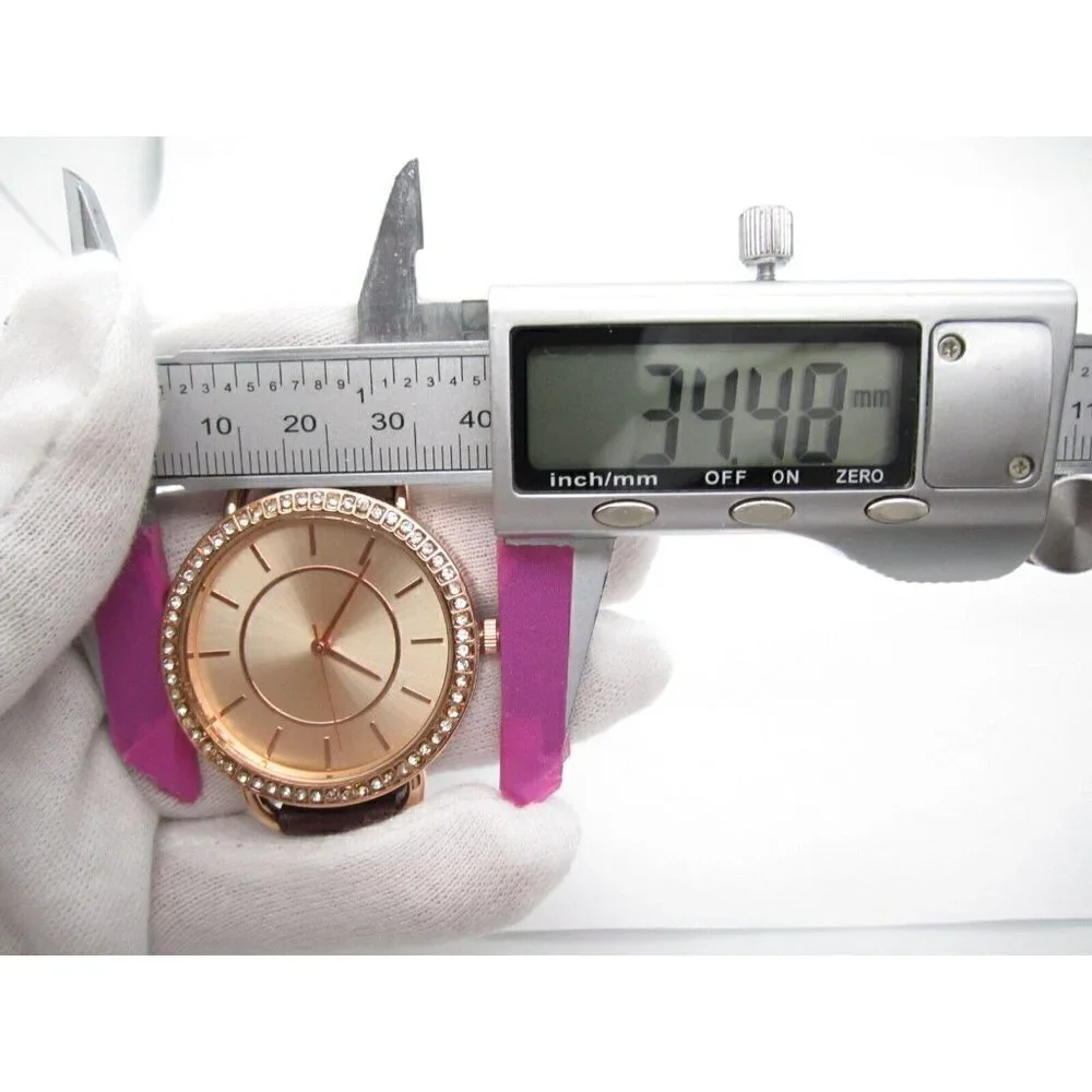 Women's Jessica Carlyle Quartz Analog 34mm Dial Causal Round Watch (E255)